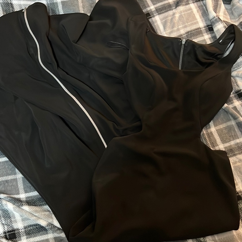 Faviana Size 6 Form Fitting Black Cutout Dress